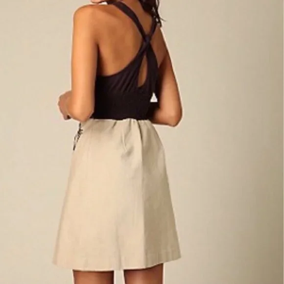 Vintage Y2K Free People Empire Waist Beaded Velvet Peacock A-Line Mini Dress - Picture 6 of 14